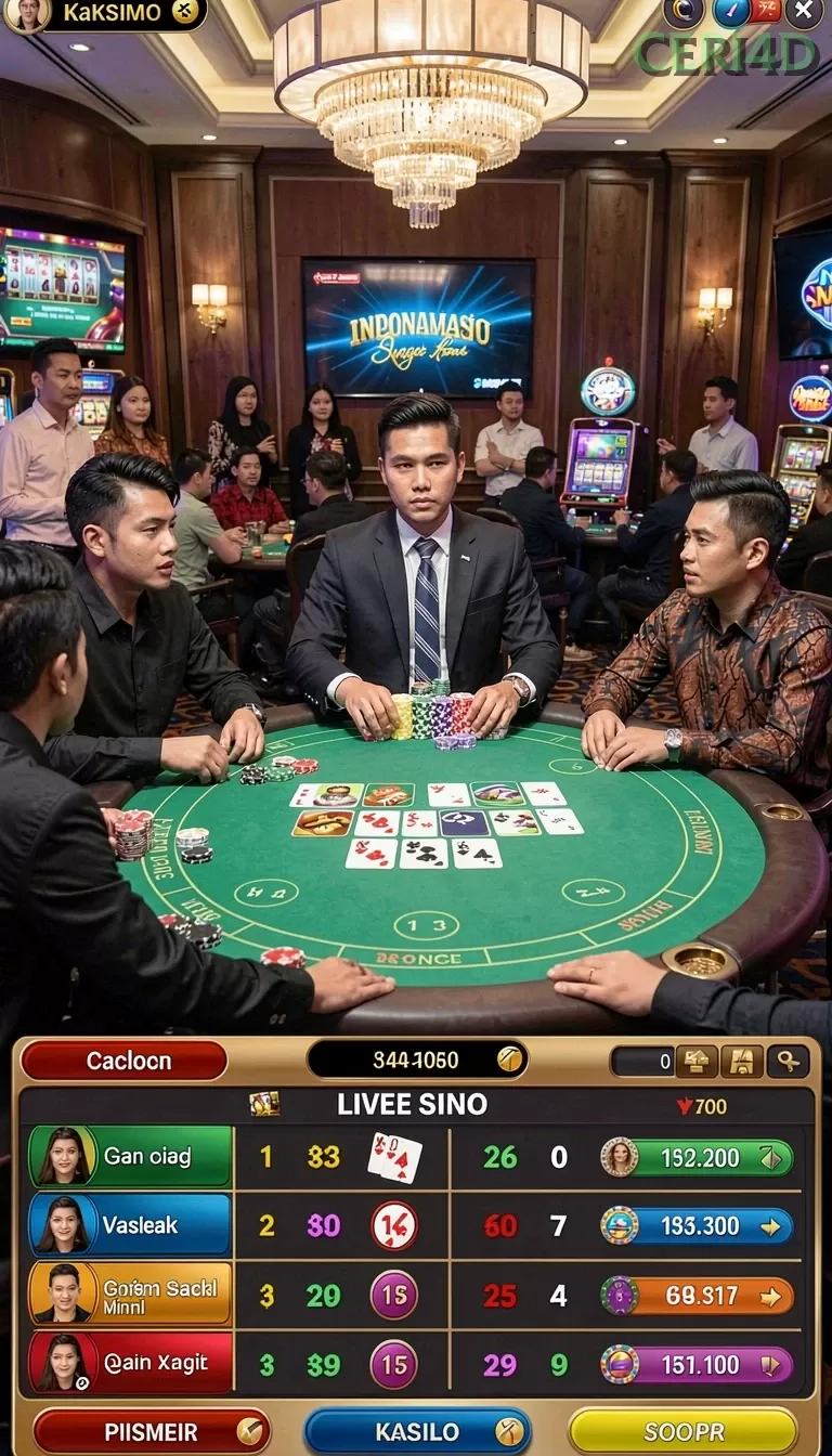 Cuplikan layar 55RT — menu navigasi